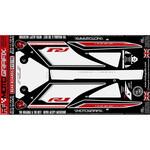 MT-RY019R ボディパッド レッド/ホワイトMT-RY019R MOTO GRAFIX (モトグラフィックス)