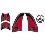 MT-KK022R ボディパッド ニー MT-KK022R MOTO GRAFIX (モトグラフィックス)