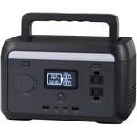 DE-PS200PEBK ポータブル電源 205Wh リン酸鉄 バッテリー 【AC×2 定格300W Type-C×2 USB-A×2 カーソケット×1】 エレコム