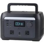 ポータブル電源 大容量 512Wh リン酸鉄 バッテリー 【AC×2 Type-C×2 USB-A×2 カーソケット×1】 エレコム