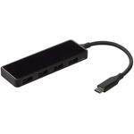UH-C3234BK USB3．2Gen1Type-C / 4P変換ガラスハブ ナカバヤシ