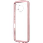 ECRP-LN-22WQ2PLCPK (簡易包装)AQUOS sense7 SH-53C/SHG10 耐衝撃ハイブリッドケース 「Cleary」 ダスティピンク MSソリューションズ