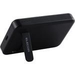 EC-C25BK モバイルバッテリー マグネット式 <ワイヤレス充電/USB充電 両対応> 5000mAh 最大15W 入出力(Type-C ×1) エレコム