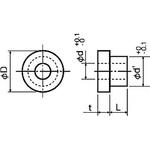 ブッシュ(ジュラコン(R)ブッシュ) D0000-0000 廣杉計器
