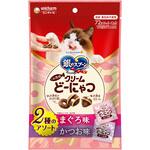 銀のスプーン おやつ お魚味クリームどーにゃつ 2種のアソート まぐろ&かつお味 ユニ・チャーム