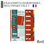 マルチパートファイル 7分割 EXACOMPTA 個別フォルダー/持ち出し