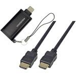 携帯取付用ストラップ付 USB-C to HDMI 変換アダプター ケーブルセット Vodaview