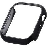アップルウォッチ カバー Series 10 [42mm] バンパー ハード 側面保護 メタリック エレコム
