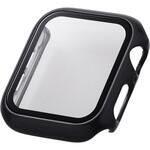 アップルウォッチ カバー SE(第2世代/第1世代)/Series6/5/4[44mm] フルカバー 表面硬度10H メタリック エレコム