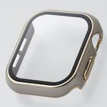 アップルウォッチ カバー Series 10 [42mm] フルカバー 表面硬度10H 全面保護 メタリックライン 2重構造 エレコム