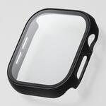 AW-24AFCGOBK アップルウォッチ カバー Series 10[46mm] フルカバー ゴリラガラス 表面硬度10H 全面保護 エレコム