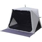 傘みたいに広げるだけ パッとサッとテント キューブ フルクローズ