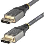 DP14VMM1F DisplayPort 1.4ケーブル/30cm/8K60Hz 4K120Hz/32.4Gbps HBR3/HDR10/32chオーディオ/HDCP 2.2/抜け防止/オス-オス/ブラック/DP モニターケーブル StarTech.com