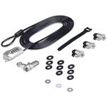 3M4-DESK-LOCKING-KIT セキュリティワイヤーロックキット/デバイス用ロック 3個 + 4桁ダイヤル錠式ロック 1個/ケンジントンスロット対応/3mスチールケーブル/ノートパソコン ノートブック PC周辺機器用 防犯 盗難防止ケーブル StarTech.com