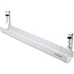 CALW-DESK-CABLE-TRAY ケーブル配線トレー/クランプ式/長さ調節可能/穴あけ 工具不要/デスク下取付け/ホワイト/ケーブルオーガナイザー/配線隠し 整理収納 コンセント コードトレー StarTech.com