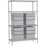 サプライシェルフ ERECTA(エレクター) 物品管理棚 【通販モノタロウ】