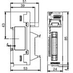 リモートI/Oユニット MILコネクタタイプ 入力ユニット 三菱電機 PLC