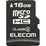 マイクロSDカード microSDHC SD変換アダプタ付 防水(IPX7) データ復旧サービス メモリーカード エレコム