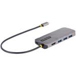 127B-USBC-MULTIPORT マルチポートアダプター/USB Type-C/USB 3.2 Gen1/シングルモニター/4K60Hz HDMI/100W USB PD/3x USB-Aハブ/GbE/USB Type-Cハブ ノートPC用ポータブルミニドック StarTech.com