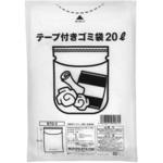 テープ付きごみ袋 伊藤忠リーテイルリンク ポリ袋(ゴミ袋) 【通販