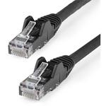 N6LPATCH10MBK カテゴリー6 LANケーブル - 10m/ブラック/LSZH(低煙ゼロハロゲン)対応/650MHz 10GbE/100W PoE/UTP/ツメ折れ防止RJ45コネクタ/ETL規格認定品/24AWG/Cat6 LANケーブル StarTech.com