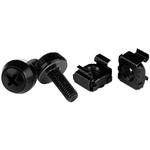 CABSCREWM52B M5ネジ(12mm) & ケージナット(100セット) ブラック StarTech.com