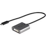 USB-C - DVI ディスプレイ変換アダプター/1920x1200/DP Altモード/Thunderbolt 3/30cm長尺ケーブル/USB Type-CパソコンからDVIモニター プロジェクターへのビデオ変換コネクター StarTech.com