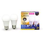 LDA4N-G-4T72P LED電球 E26 広配光2P 昼白色 40形相当(485lm) アイリスオーヤマ
