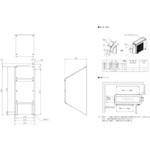 【寒冷地向け】 HP 防雪フード A 側面 ヒートポンプ用部材 【寒冷地向け】 HP 防雪フード A 側面 ノーリツ