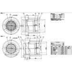 TFB-100(D)-NR 給排気トップ(2重管方式及び2本管方式) TFB-100(D)-NR 1