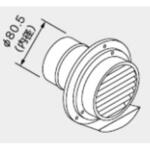 排気トップ ベンドトップΦ80防滴仕様 ノーリツ