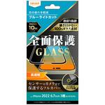 RT-P39F/MGB iPhone 14 Pro Max ガラス 10H 全面保護 BLC 光沢/ブラック レイ・アウト