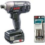 RYOBI / インパクトドライバー・レンチ BID-1415 BID-1415 5本ビットセット 充電式インパクトドライバ BID-1415 特別