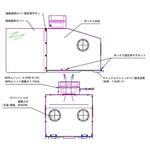 エアロゾルボックス マニュアルストレッチャー対応 交換用裾部軟質PVC ナビス(アズワン)