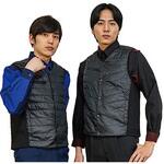 黒色発熱ベスト+モバイルバッテリー10，000mAhセット STATUSUNI(ステータスユニ)