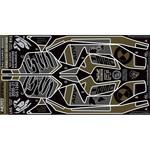 BRG003CKE Number Board Decal Protector MOTO GRAFIX (モトグラフィックス)