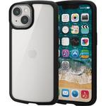 iPhone14/13 ケース カバー ハイブリッド 耐衝撃 衝撃吸収 軽量 薄型 背面クリア エレコム
