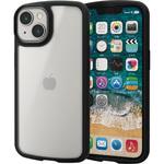 iPhone14/13 ケース カバー ハイブリッド 耐衝撃 衝撃吸収 軽量 薄型 背面マットクリア エレコム