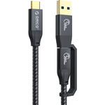 ORICO-ACC32-10-BK-BP USB Type-C to C/A データケーブル USB3.2 GEN2×2 1.0m ORICO