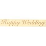 GI000282 PFバルーン用転写シール Happy Wedding 東京堂