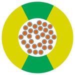 4160500 OLFLEX WIRE MS 2.1 1X2.5 GNYE OLFLEX