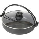 ビストロ・フェスタ ダイヤモンドコートIHすきやき鍋ガラス蓋付 リブプラス