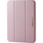 iPad mini(A17 Pro)/第6世代 8.3インチ用 ケース ソフトレザー 手帳型 タッチペンホルダー 背面クリア &me エレコム