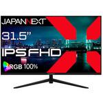 液晶ディスプレイ 31.5型/1920×1080/ブラック JAPANNEXT