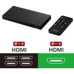 DH-SW4KB41BK/E HDMI切替器 4入力1出力 セレクター 4K 60Hz HDMI2.0b