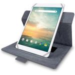 タブレットケース カバー 汎用 8.5～11.5インチ ソフトレザー 手帳型 360度回転 ブラック エレコム