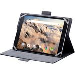タブレットケース カバー 汎用 8.5～11.5インチ ソフトレザー 手帳型 マグネット フリーアングル ブラック エレコム