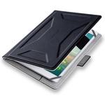 タブレットケース カバー 汎用 8.5～11.5インチ 手帳型 フラップ マグネット 360度回転 ブラック エレコム