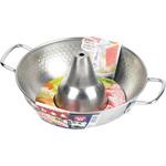 和楽庵 ステンレス製しゃぶしゃぶ鍋 パール金属