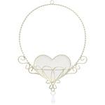 ワイヤーハートネックレスフラワー SG Wonder zone